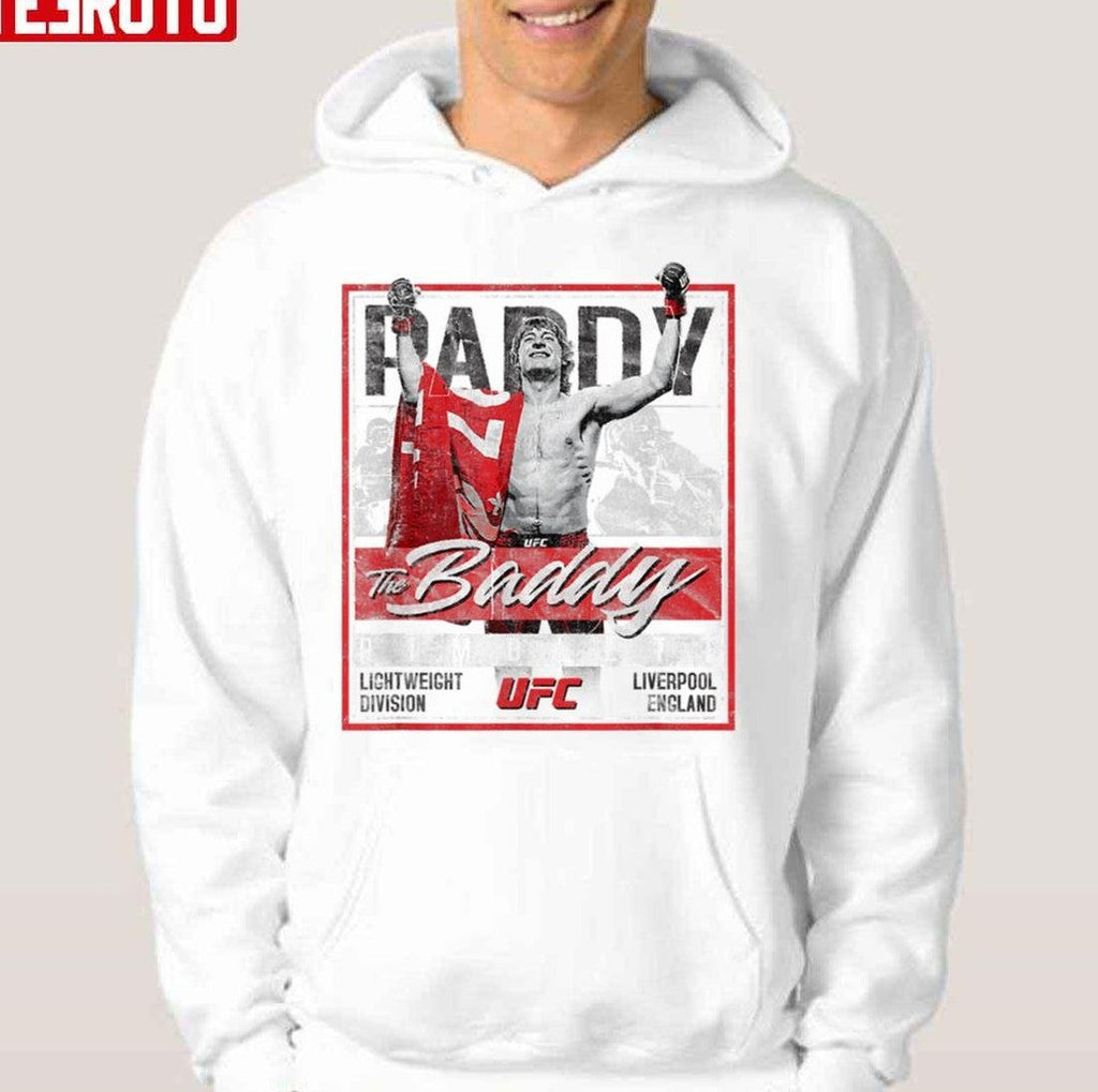 Official Ufc Champion Paddy The Baddy Pimblet Unisex Hoodie