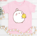 Molang And A Little Friend Piu Piu Unisex T-Shirt