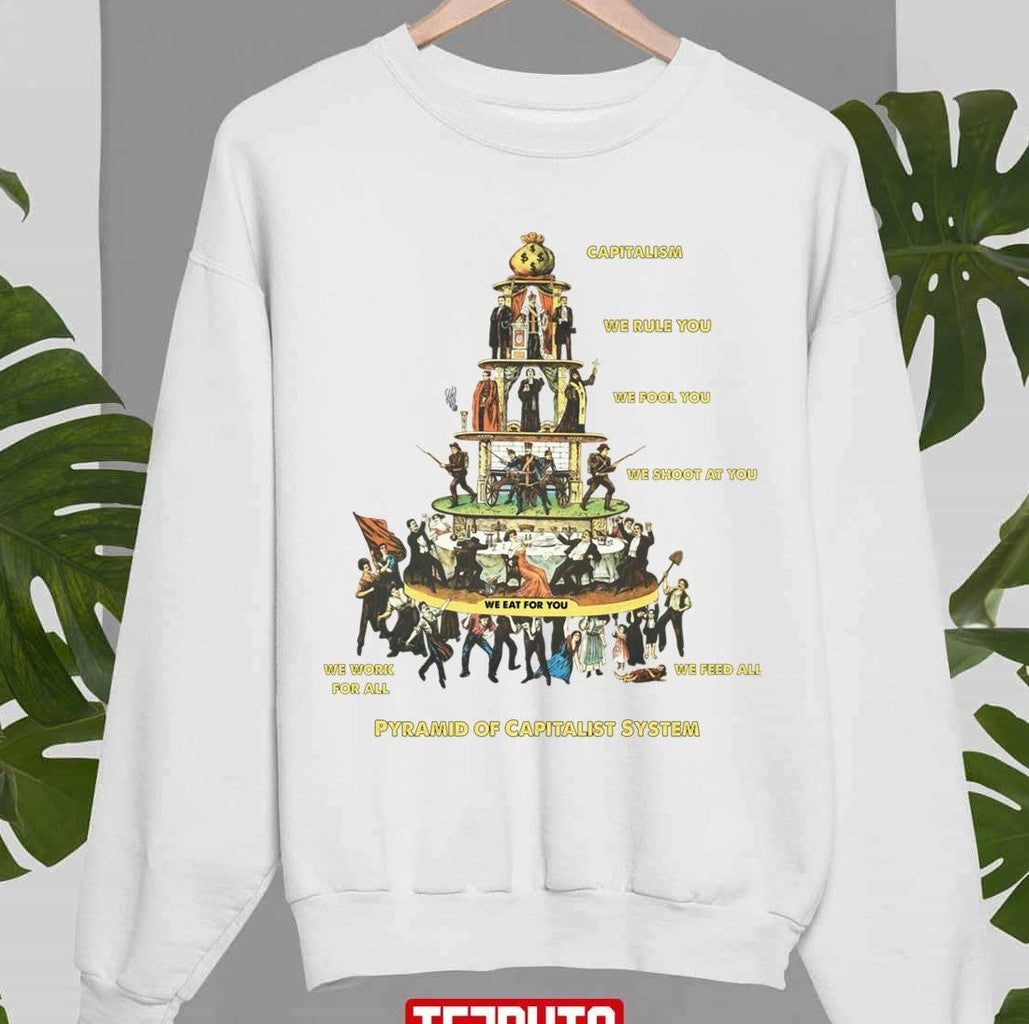 Pyramid Of Capitalist System Unisex Sweatshirt
