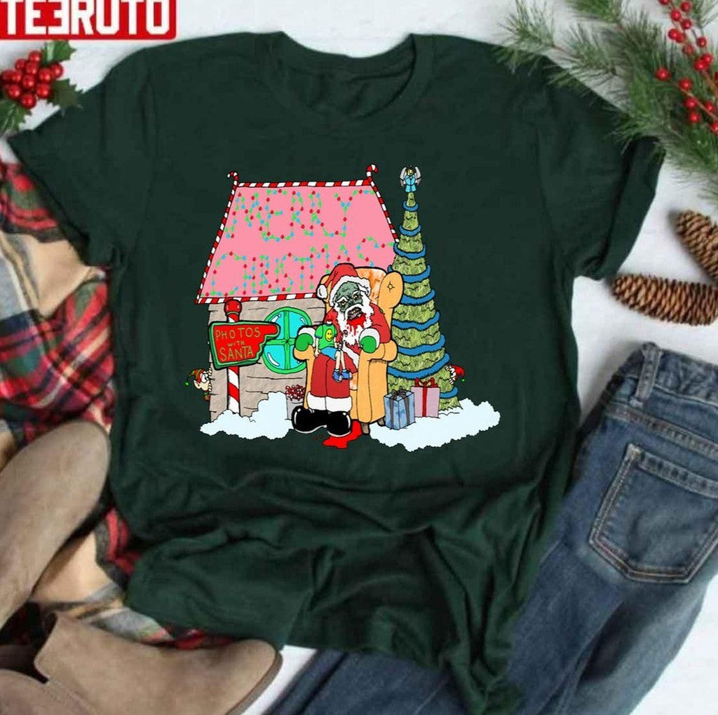 Santa At The Mall Christmas Unisex Sweatshirt