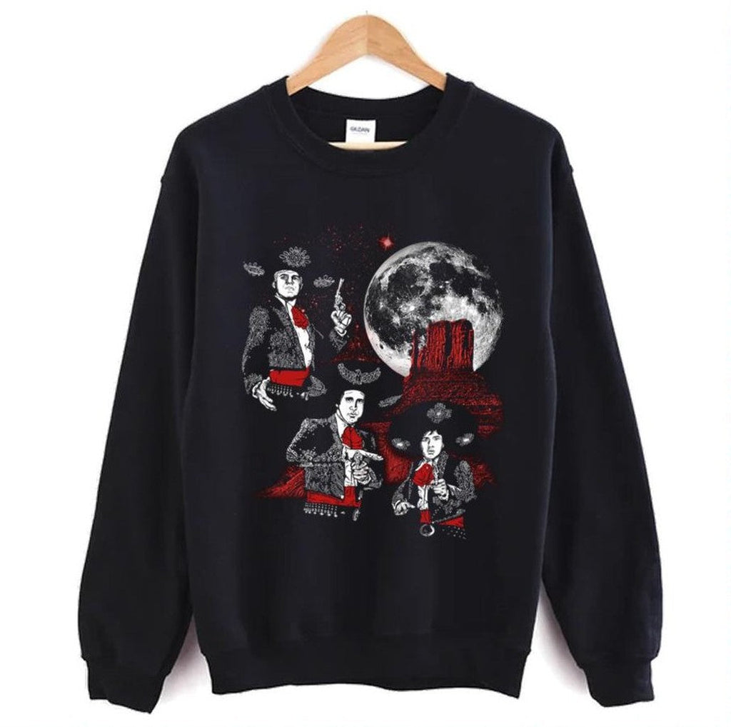 Retro Movie Art Three Amigos Moon Unisex Sweatshirt