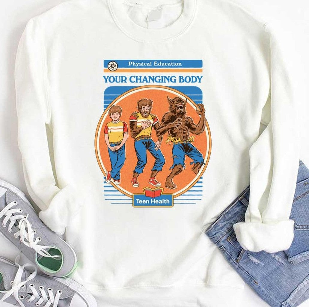 Pe Your Changing Body Wolf Boy Unisex T-Shirt