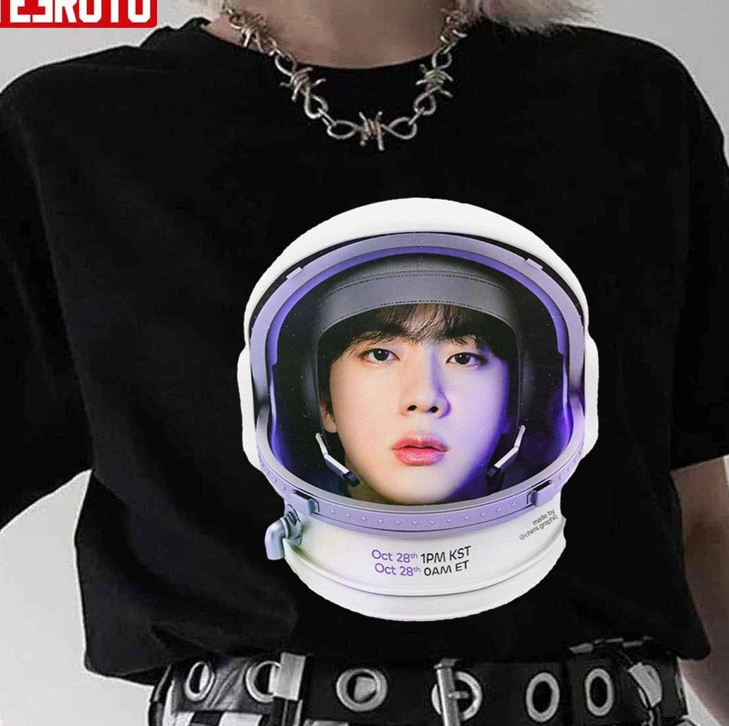 The Astronaut Jin Design Bts Jin Solo Album Unisex T-shirt