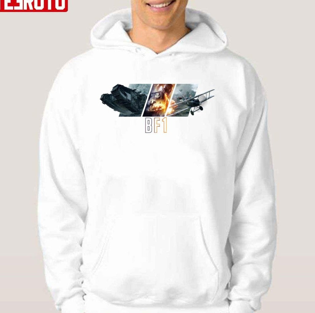 Series Bf1 Battlefield 1 Game Graphic Unisex T-shirt