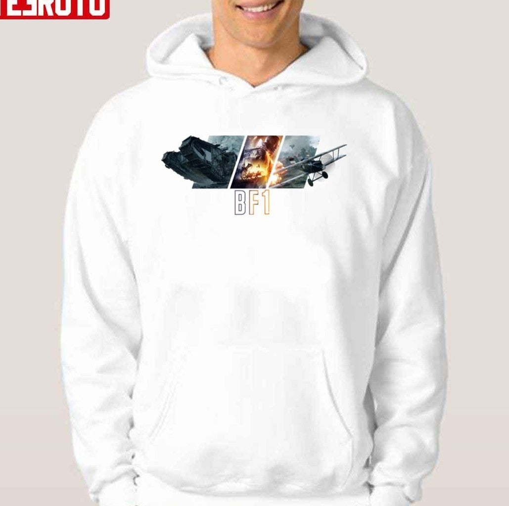 Series Bf1 Battlefield 1 Game Graphic Unisex T-shirt