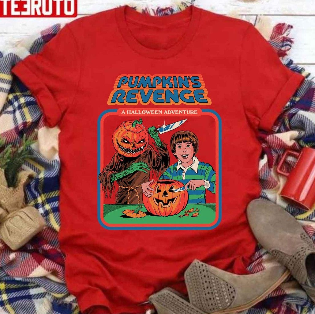 Pumpkins Revenge Funny Vintage Kids Art Unisex T-Shirt