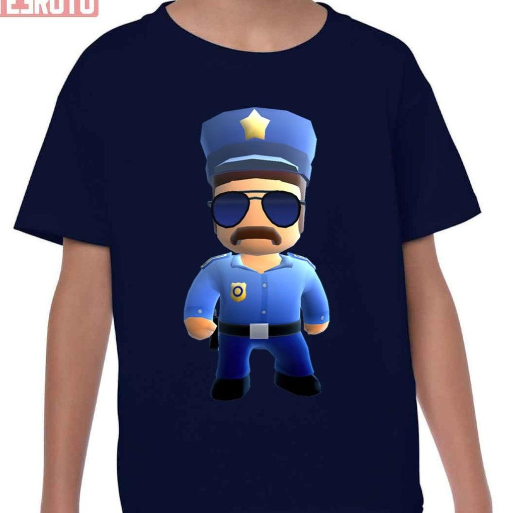 Police Guy Stumble Guys Unisex T-Shirt