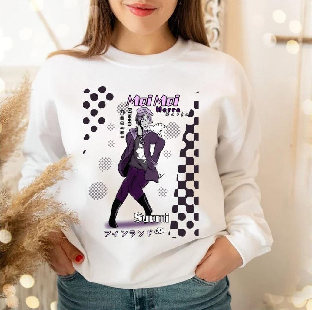 Suomi From Hetalia Axis Powers Unisex Sweatshirt