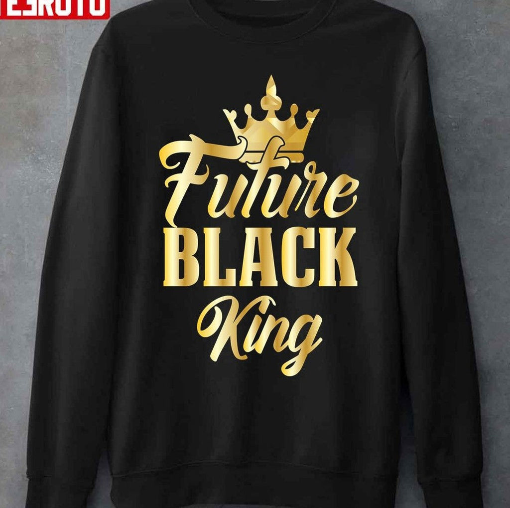 Black History Future King Crown Unisex T-Shirt