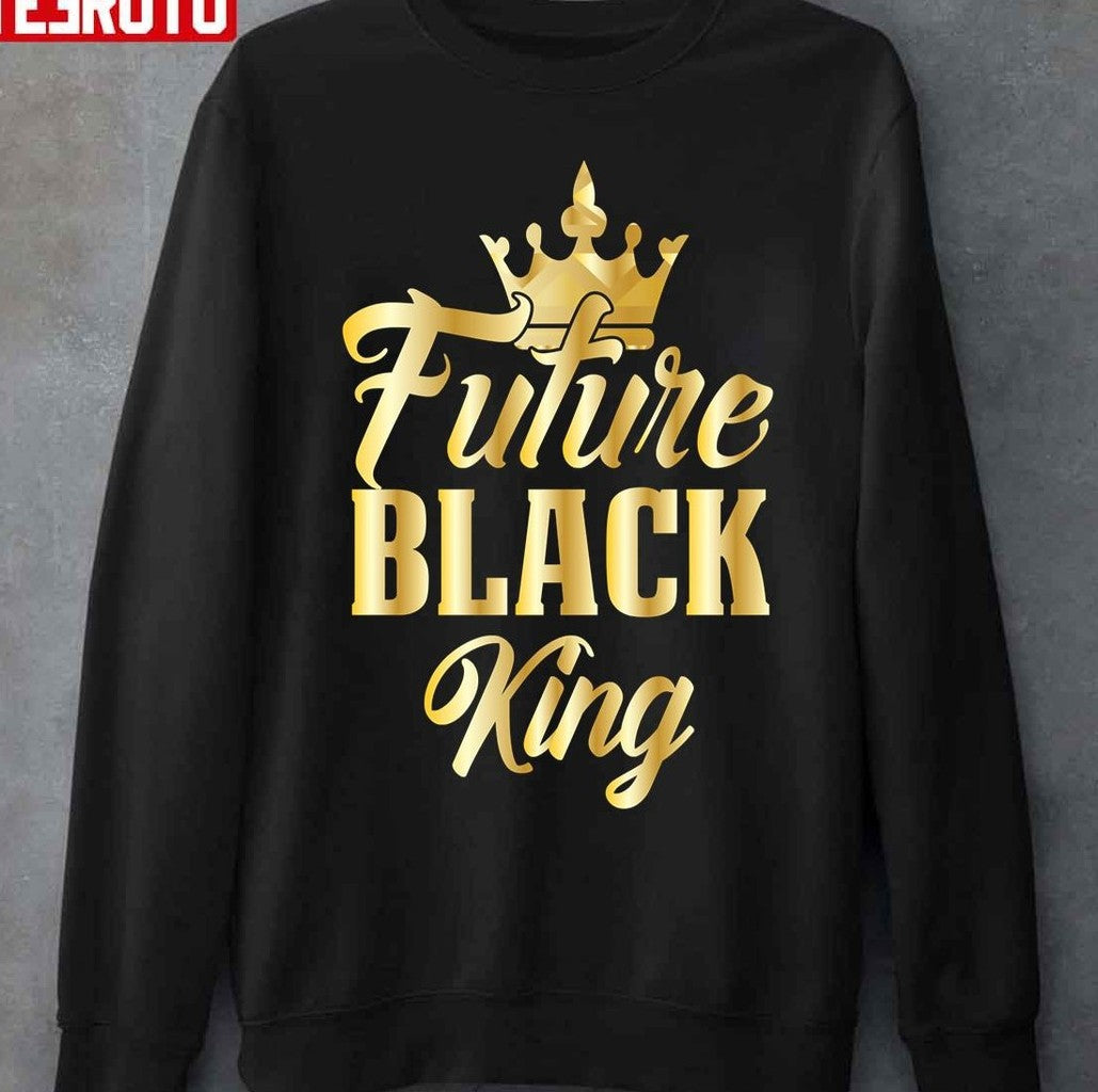 Black History Future King Crown Unisex T-Shirt