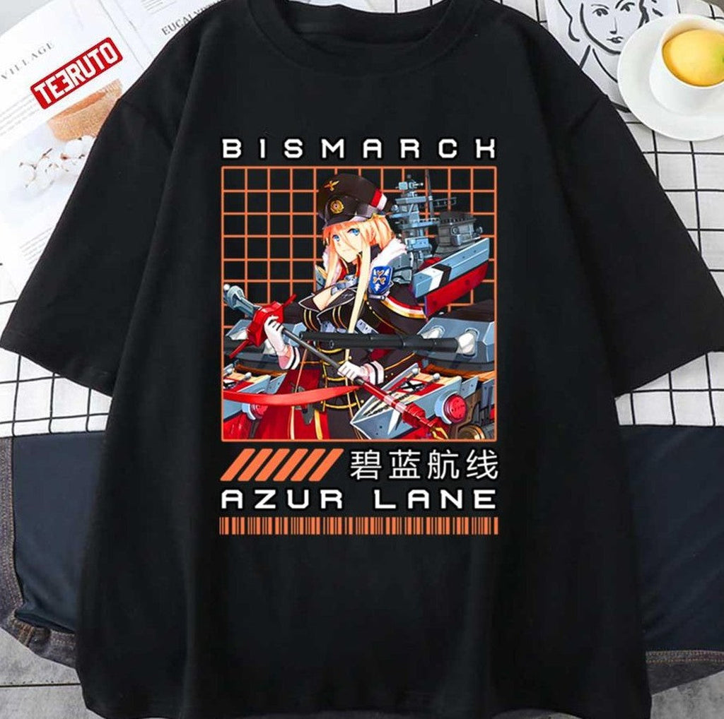 Bismarck Azur Lane Character Artwork Unisex T-shirt