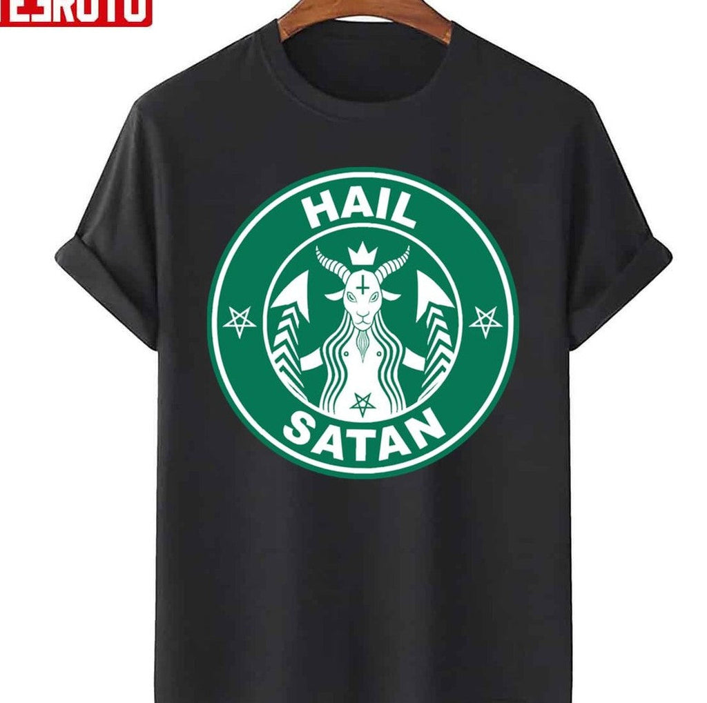 Starbucks Holiday Coffee Hail Satan Unisex T-Shirt