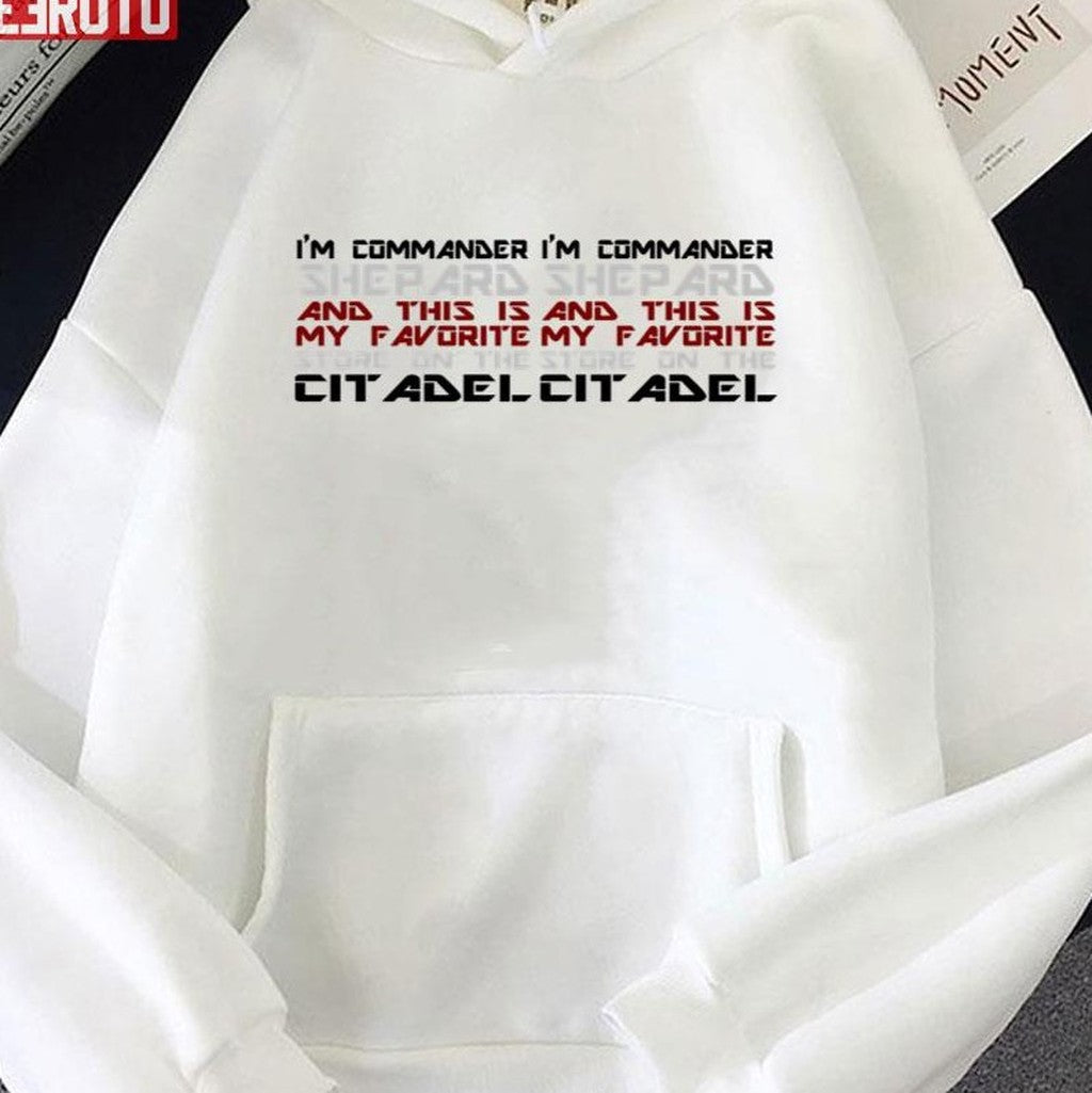 Shepard Sponsor I'm Commander Mass Effect Unisex Hoodie