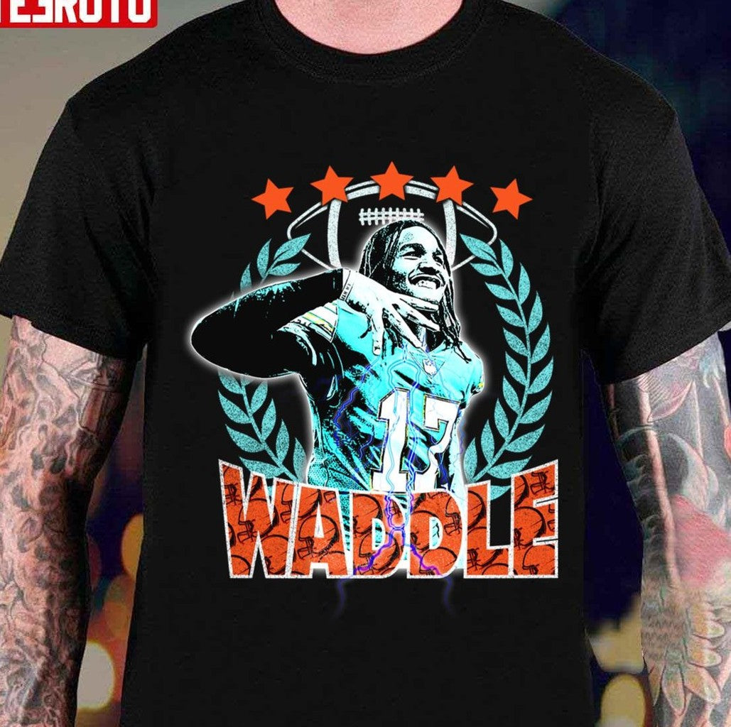 Number 17 Jaylen Waddle Unisex T-shirt