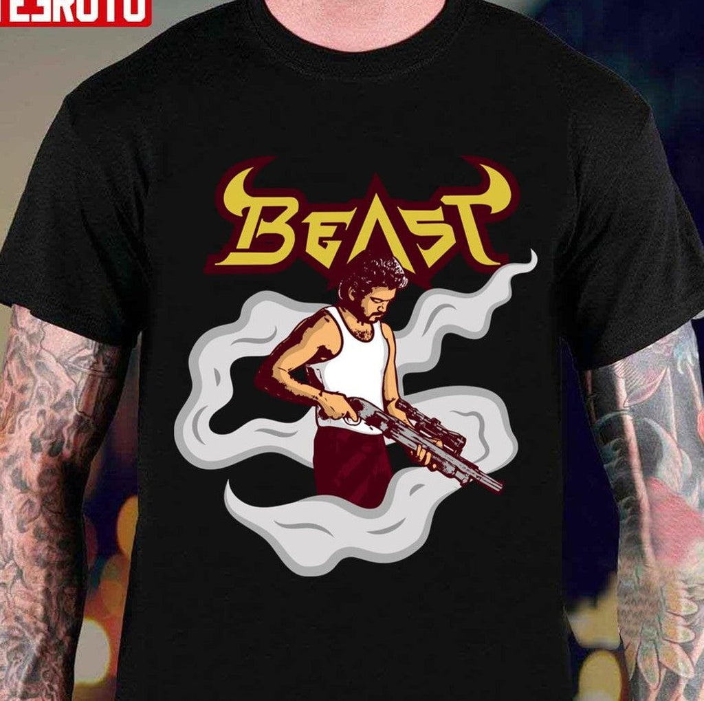 Beast Tamil Movie Vijay Latest Unisex T-shirt