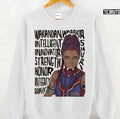 Panther Blackzz Shuri Word Art Graphic T Unisex Sweatshirt