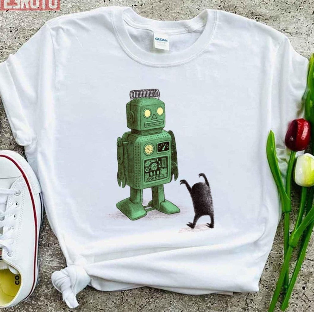 Robot Vs Alien Unisex T-Shirt