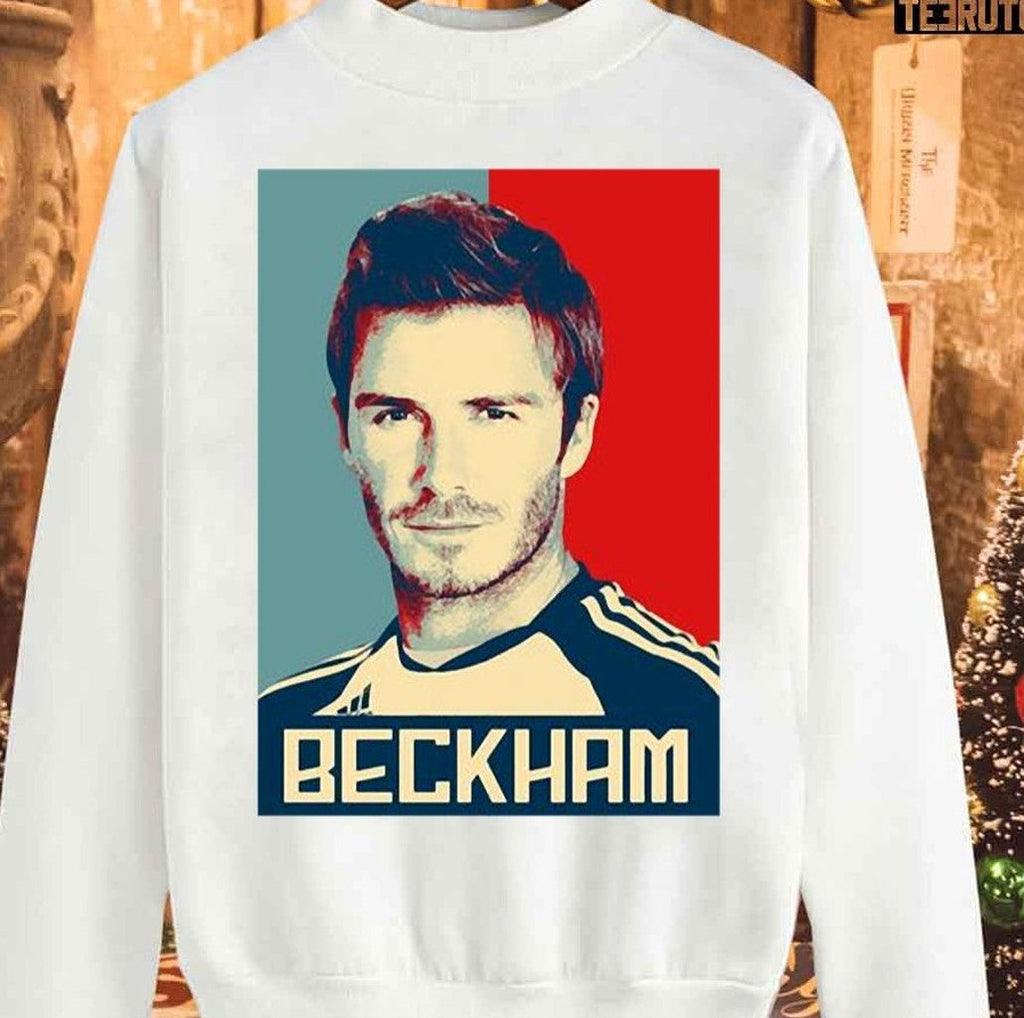 Portrait Of David Beckham Unisex Sweatshirt