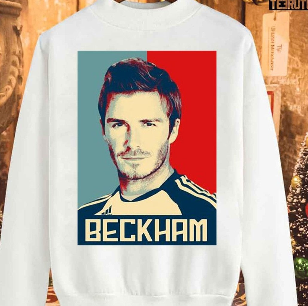 Portrait Of David Beckham Unisex Sweatshirt