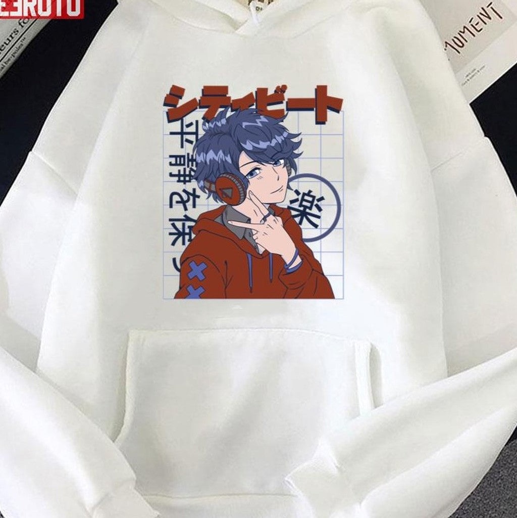 Orient Anime Boy Headphones Japanese Style Unisex T-Shirt