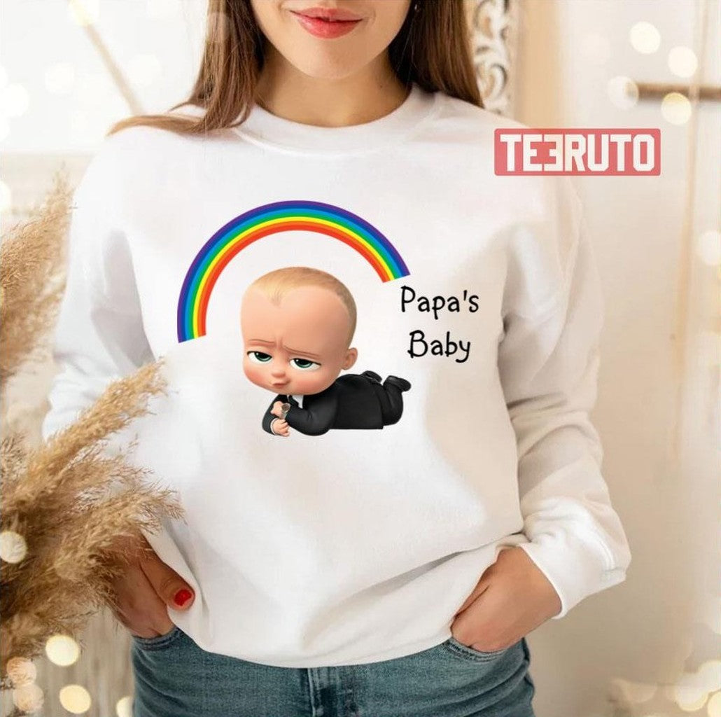 Papa's Baby The Boss Baby Unisex T-Shirt