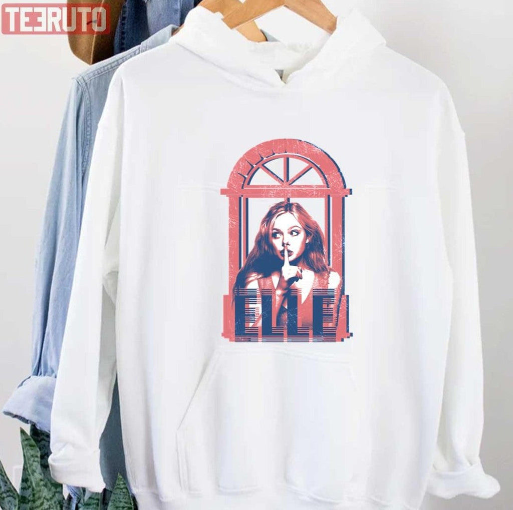 Beautiful Girl Elle Fanning Pink Art Unisex T-Shirt