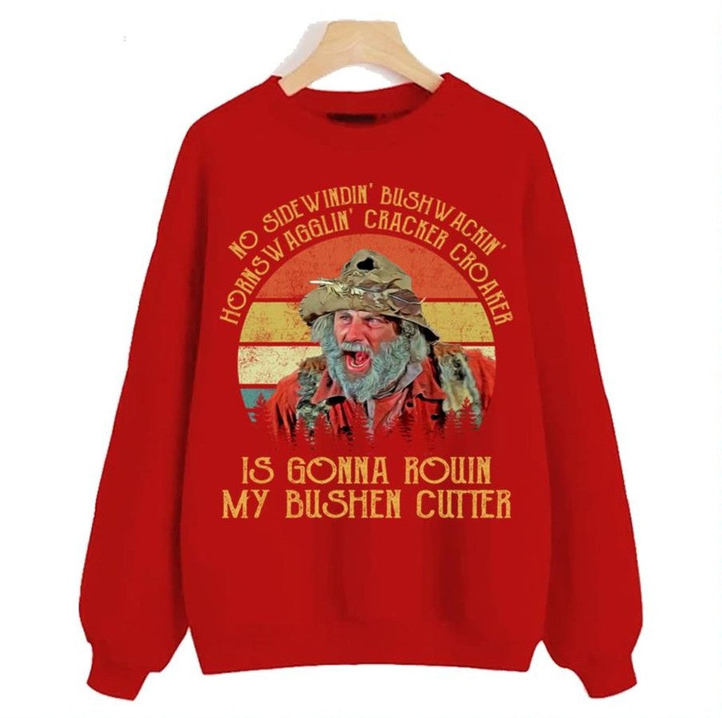 No Sidewindin Bushwackin' Vintage Gabby Johnson Blazing Saddles Unisex Sweatshirt