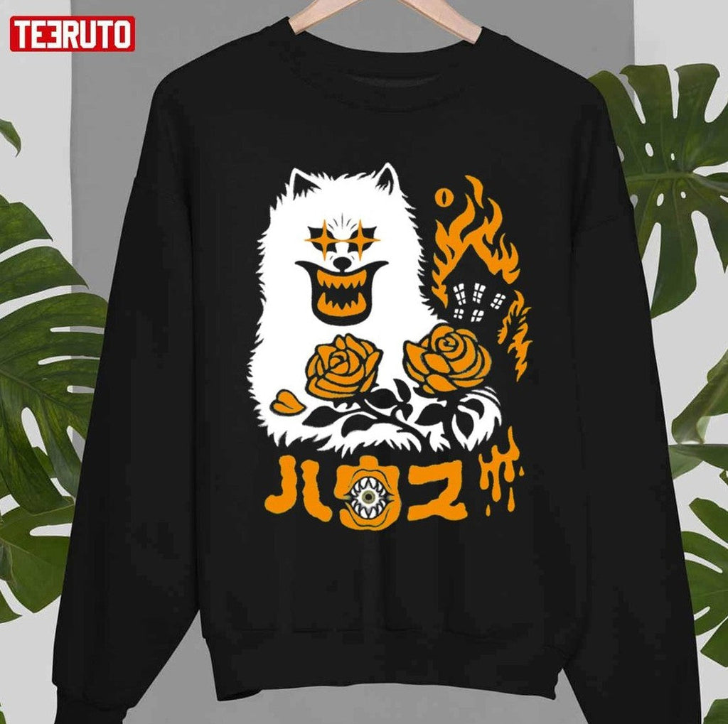Scary Haunted House Anime Japan Art Unisex T-Shirt