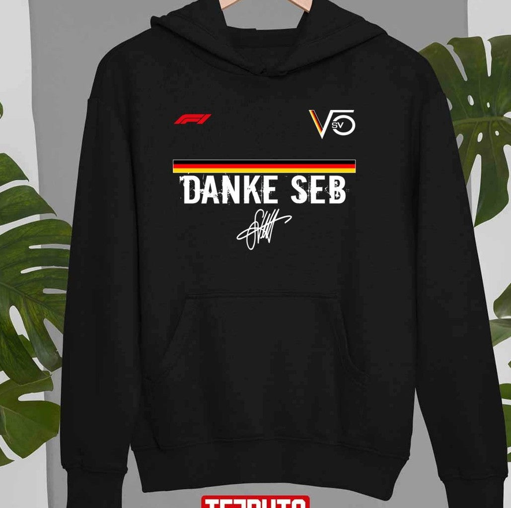 Best Danke Seb F1 V5 Sv Sebastian Vettel Formula 1 Unisex Sweatshirt