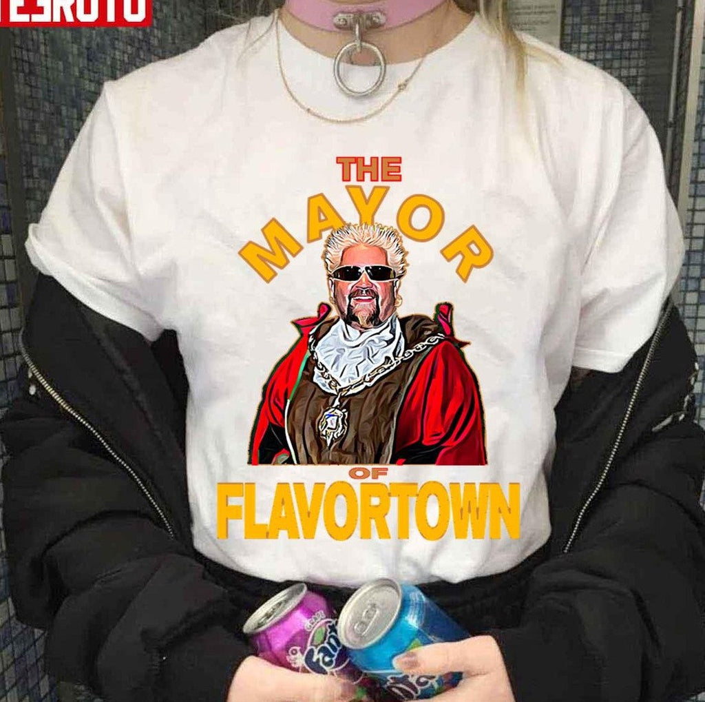 New Guy Fieri Fans Mayor Of Flavortown Unisex Sweatshirt