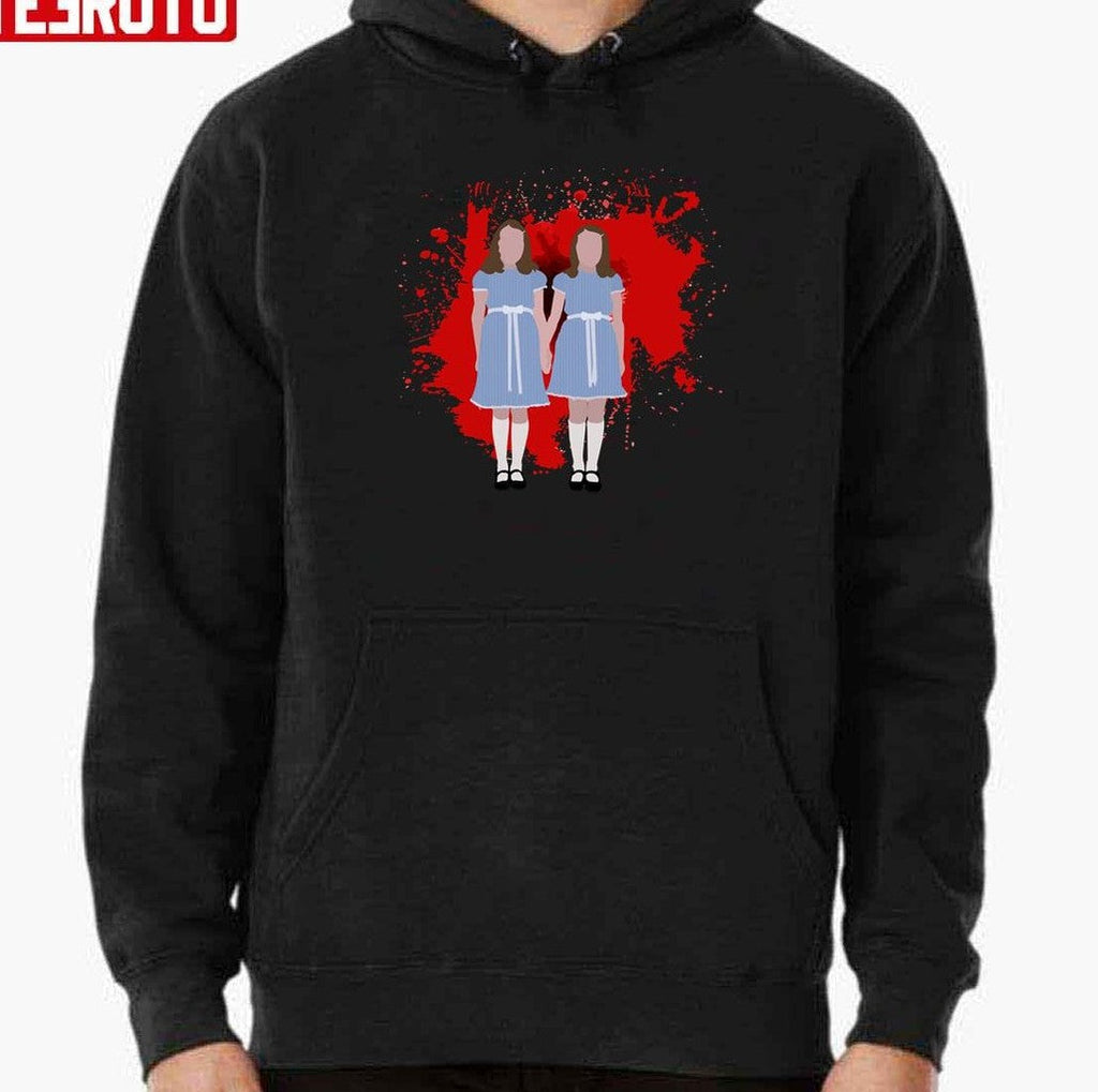 Shining Twins Horror Film Halloween Blood Bath Unisex Sweatshirt