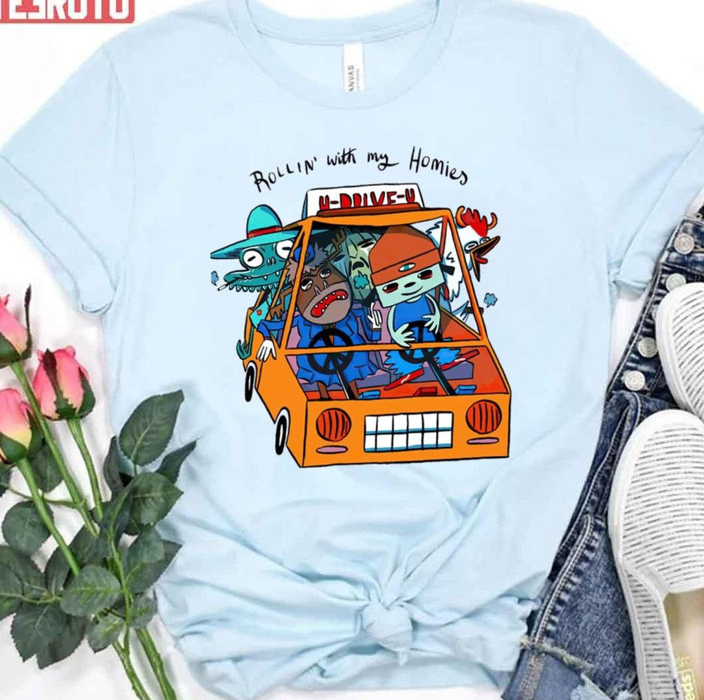 Parappa Driver Art Unisex T-shirt