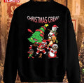 Santa And The Christmas Crew Dab For The Holidays Unisex Sweatshirt