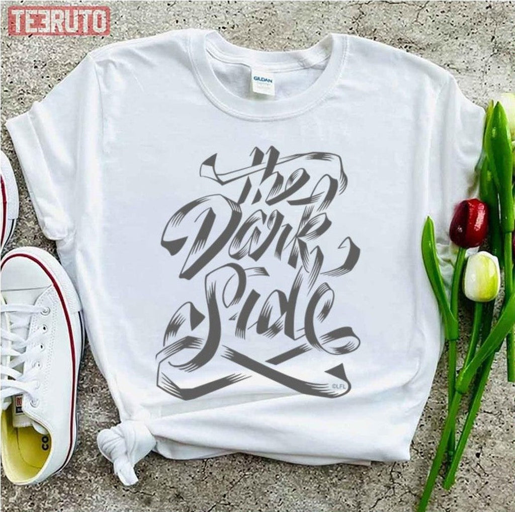 Obi Wan Kenobi The Dark Side Ribbon Lettering Unisex T-Shirt