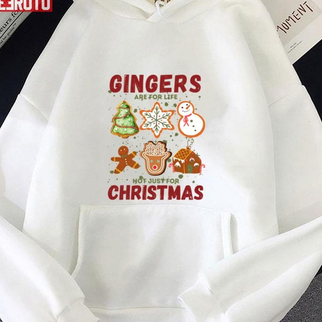 Snowman Snowflakes Gingers Are For Life Not Just For Christmas Unisex Sweatshirt