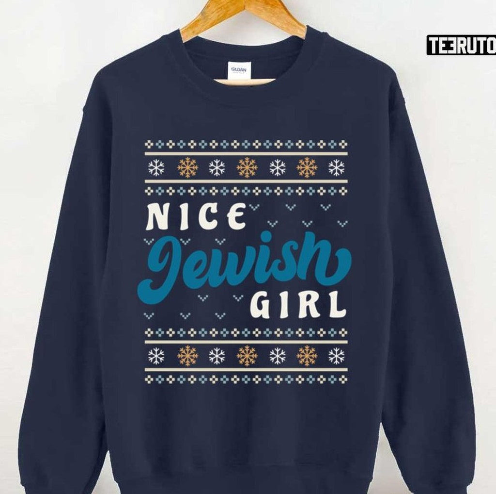Nice Jewish Girl Ugly Christmas Unisex Sweatshirt
