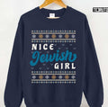 Nice Jewish Girl Ugly Christmas Unisex Sweatshirt