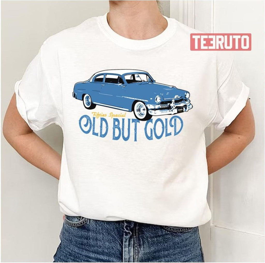51 Blue Coupe Vintage Car Unisex T-Shirt