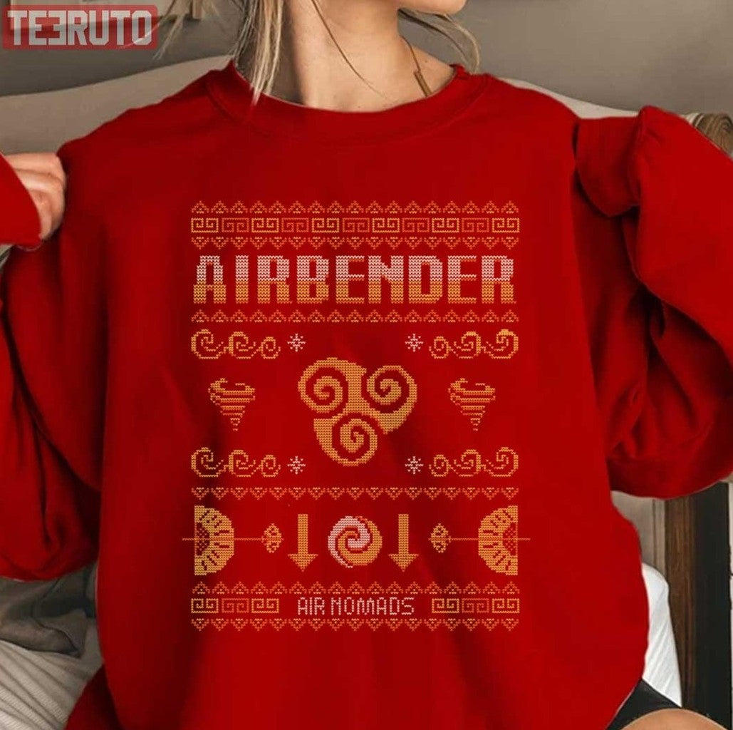 Avatar Airbending Aang Christmas Tenzin Air Sweatshirt