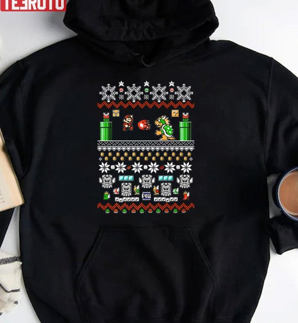 Sm And Bow Christmas Vintage Sweatshirt