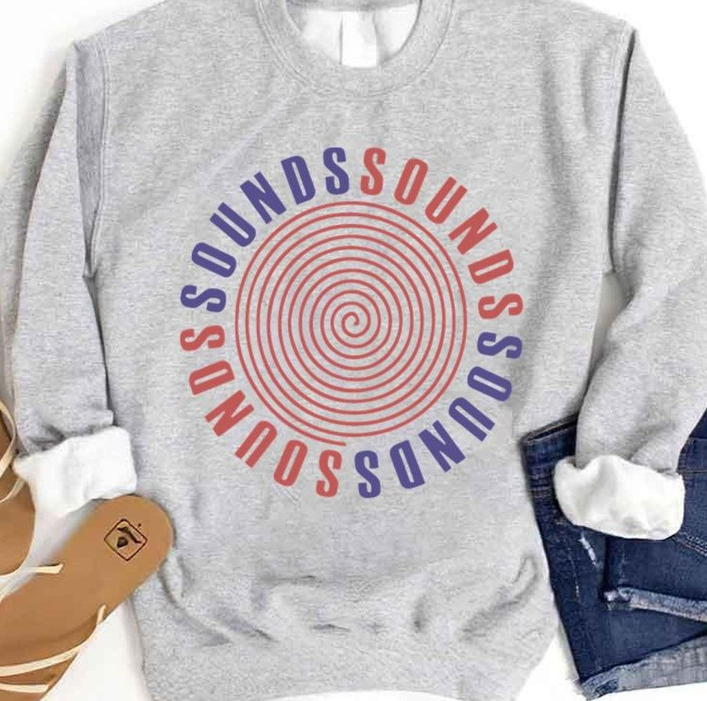 Sounds Cobain Round Logo Soundgardens Unisex Sweatshirt