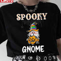 Spooky Gnome Pumpkin Gnome Halloween Unisex T-Shirt