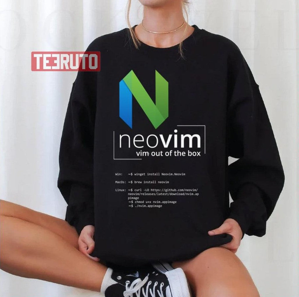 Neovim Vim Out Of The Box Unisex T-Shirt