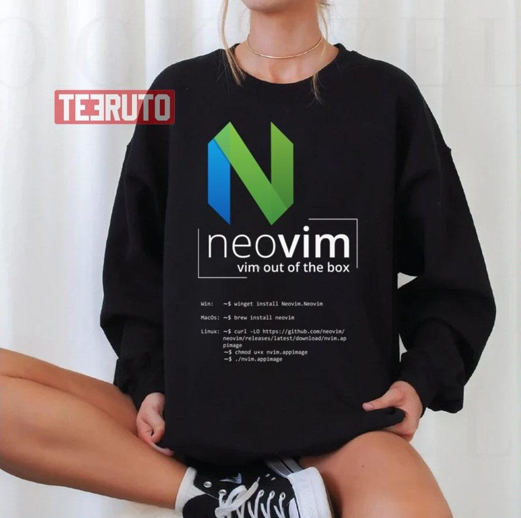 Neovim Vim Out Of The Box Unisex T-Shirt