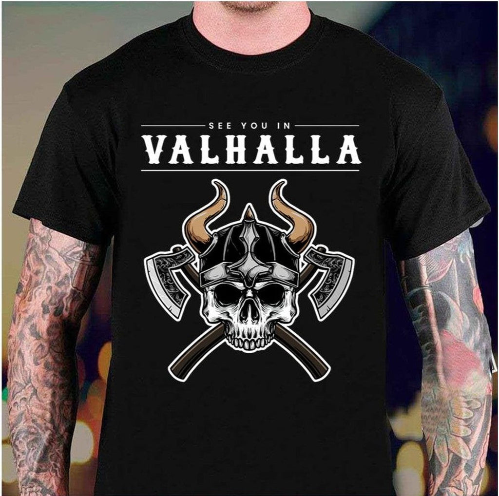 See You In Valhalla Vikings Nordic Unisex Hoodie
