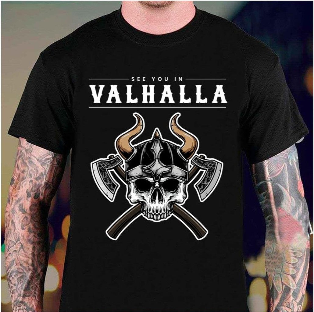 See You In Valhalla Vikings Nordic Unisex Hoodie