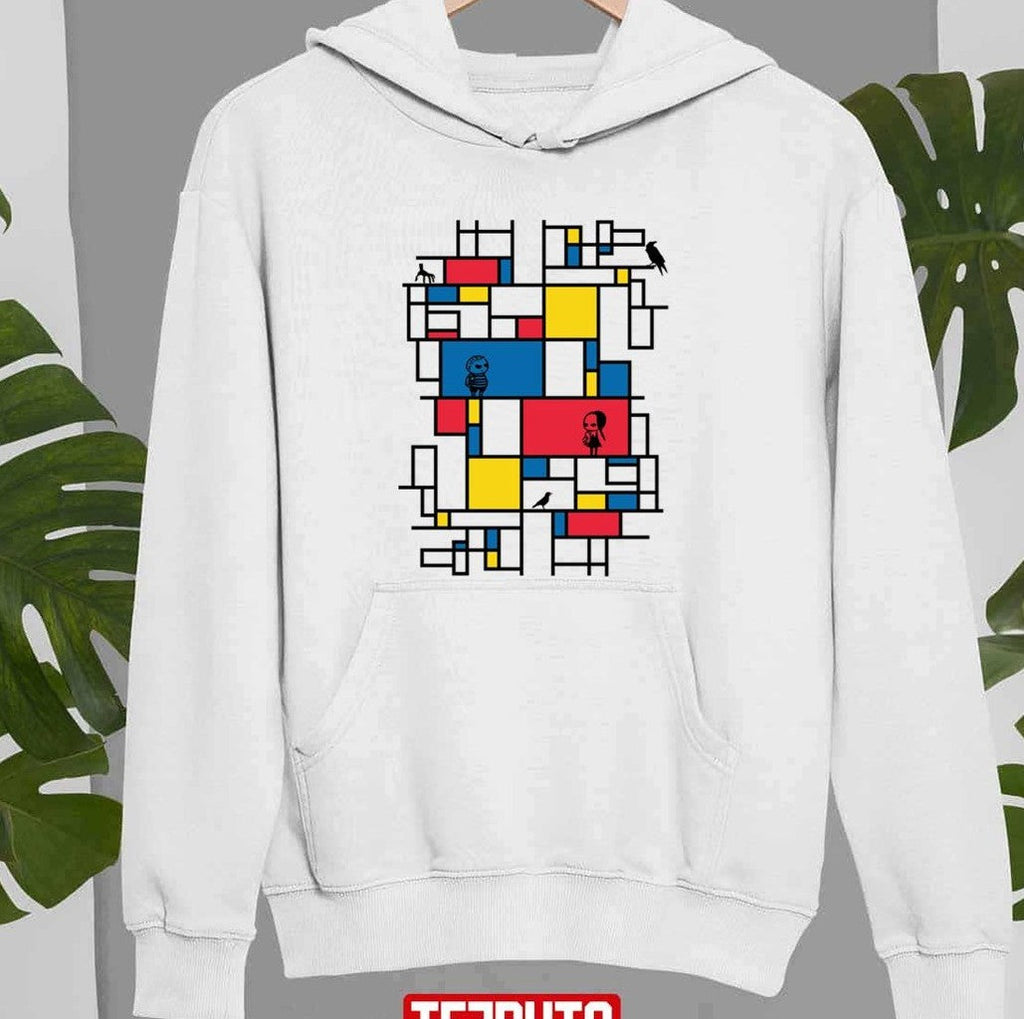Mondrian Family Wednesday Addams The Addams Family Unisex Sweatshirt