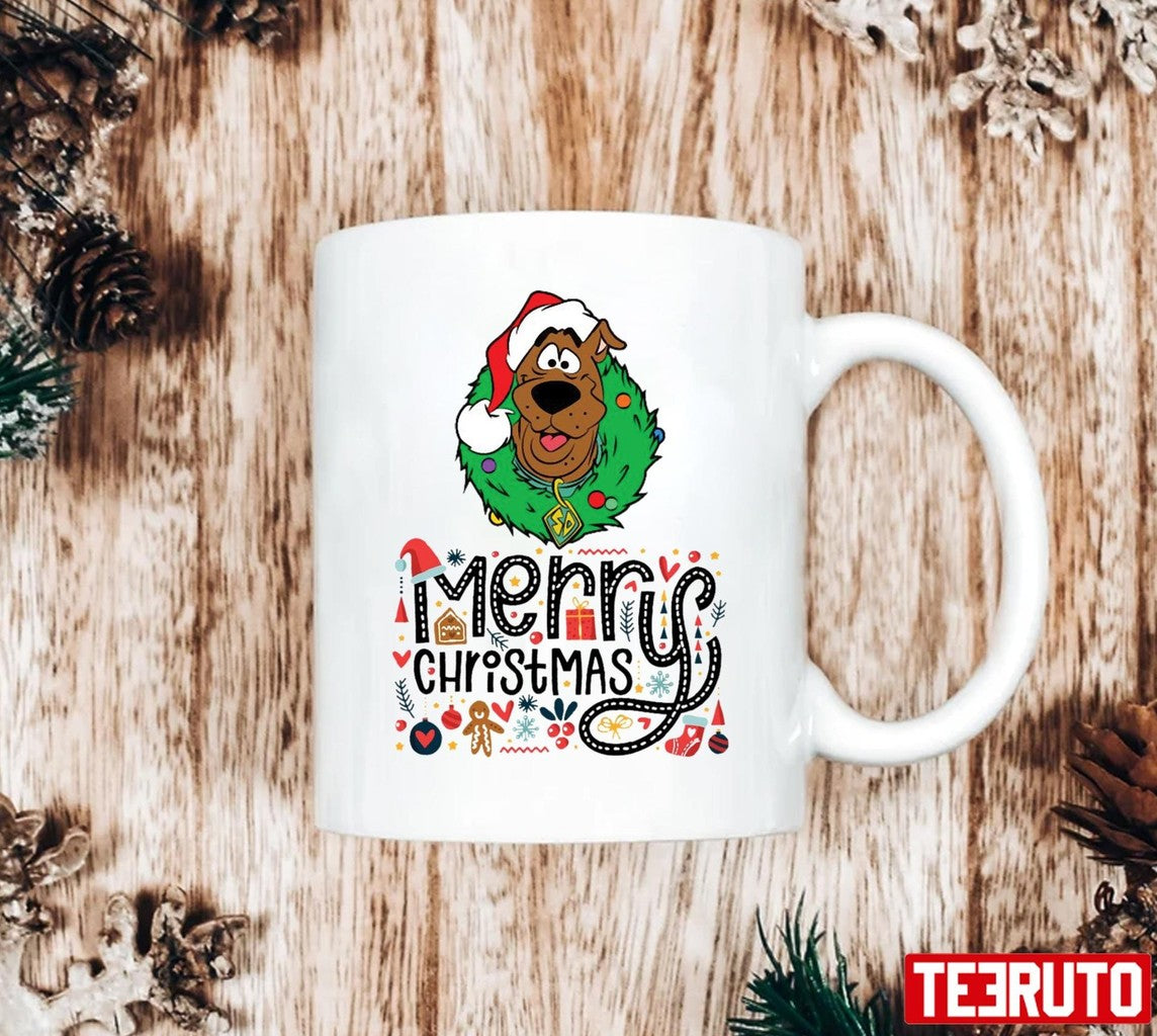 Scoopy Doo Dog Merry Christmas Unisex Sweatshirt