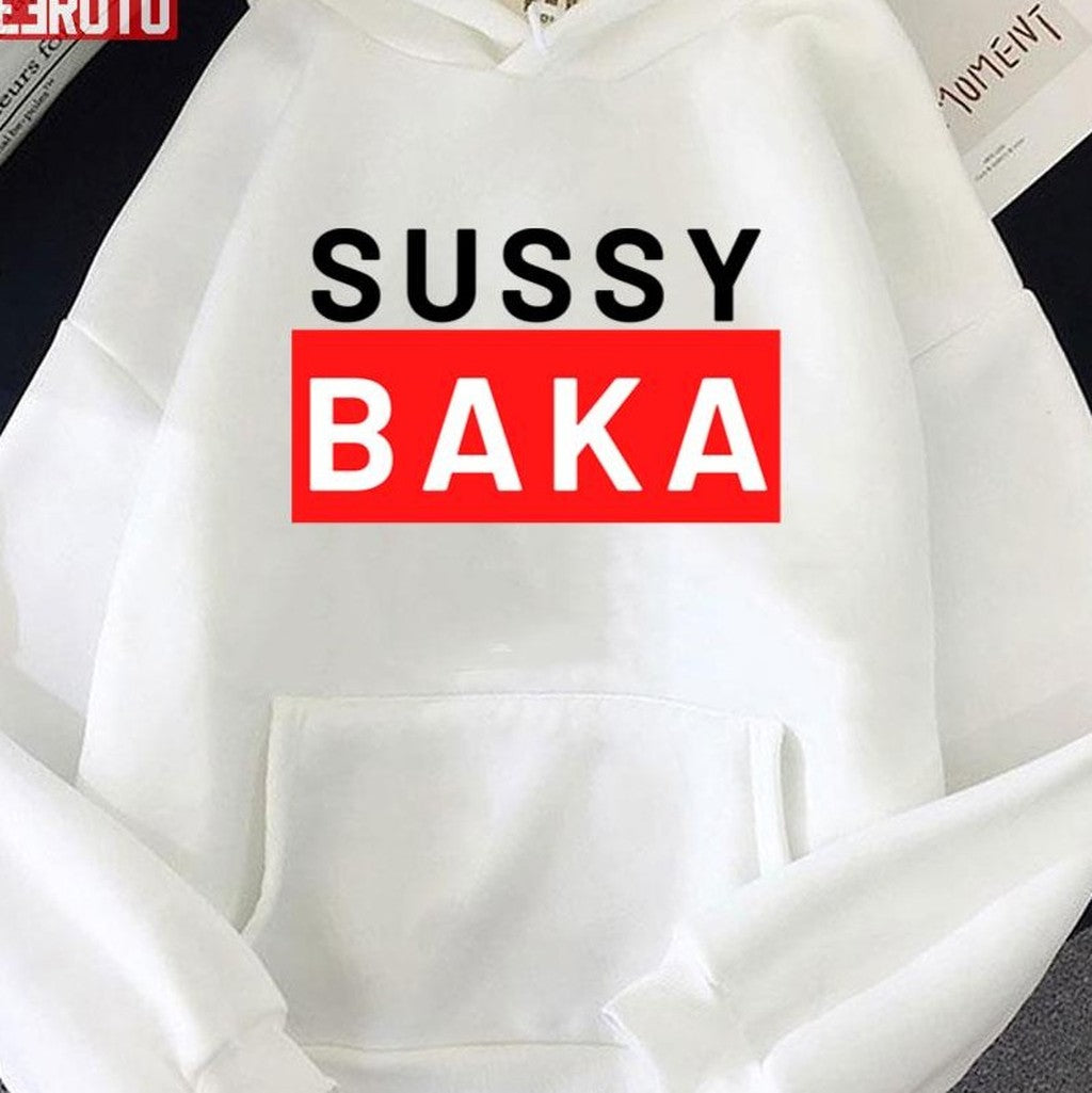 Sussy Baka Sus Im Amogus Imposter Sussy Baka Meme Unisex Hoodie