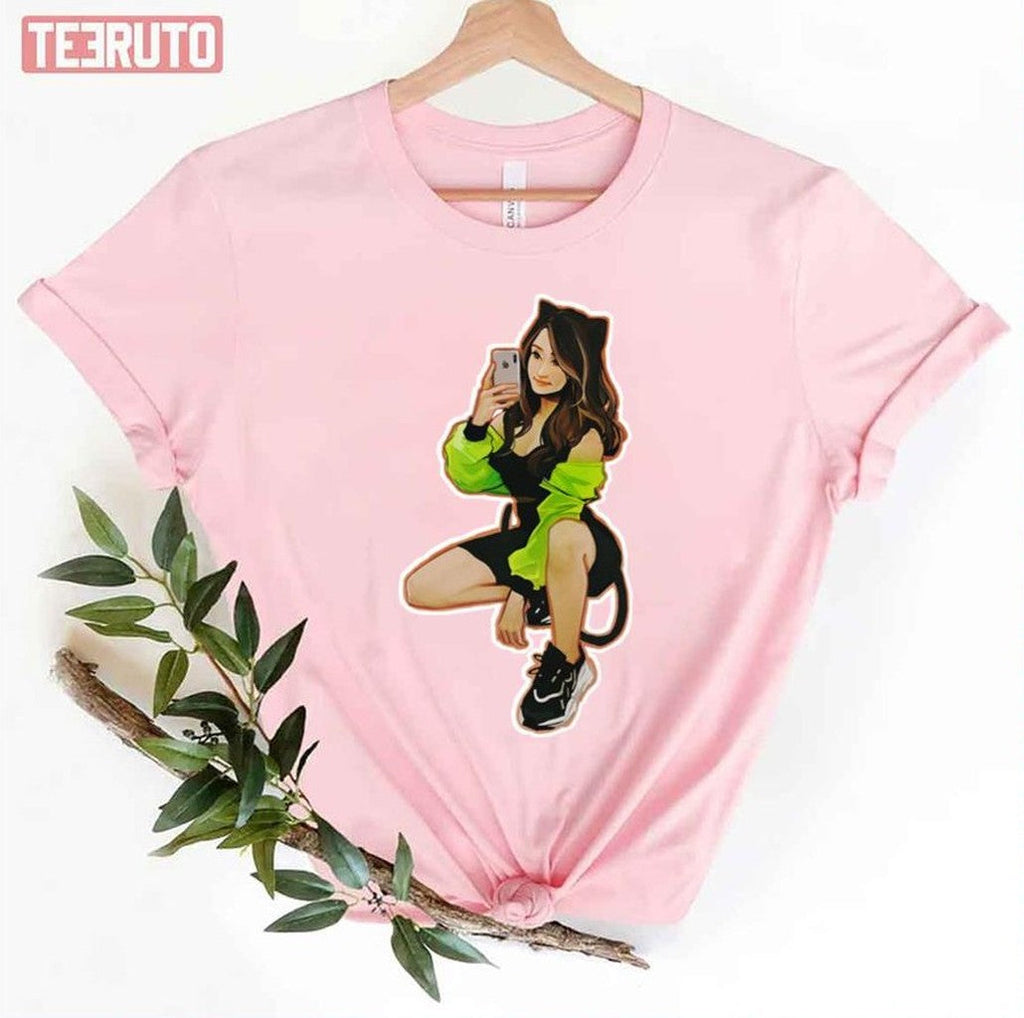 Pokimane In The Cat Suit Youtuber Unisex T-Shirt
